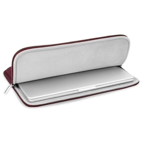 RAINYEAR 13 Inch Laptop Sleeve Compatible with 13.3" MacBook Air/Pro M1 M2 M3 M4 M5 A3449 A3240 A3113 A2681 A2338 Carrying Bag Protective Cover Soft Case (Red, Upgraded Version) - color: Red(upgraded Version), size: 13"