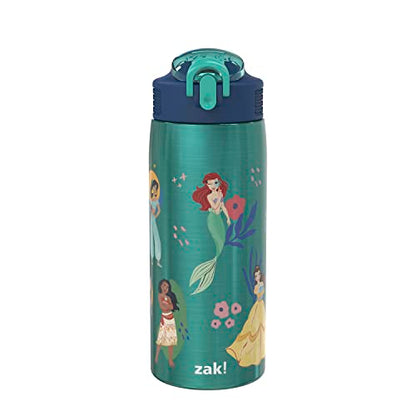 Zak Designs Disney Princess 19 oz Leak-Proof Kids Water Bottle With Straw - color: Disney Princess