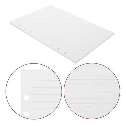 KALLORY A5 Lined Paper Refills for Binder Notebook – 225 Sheets Loose Leaf Planner Filler Paper, College Ruled Inserts for Daily Journal and Diary Use