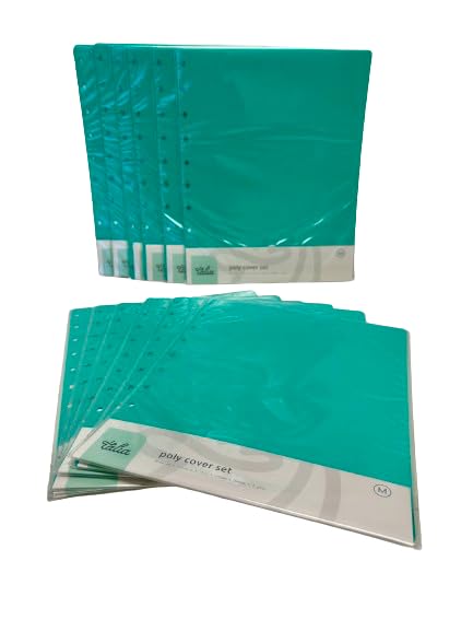 Talia Discbound Notebook - Cover and Disc Set (Celestial Turquoise 12pk (no discs), Midsize Set) - color: Celestial Turquoise 12pk (no discs), size: Midsize Set
