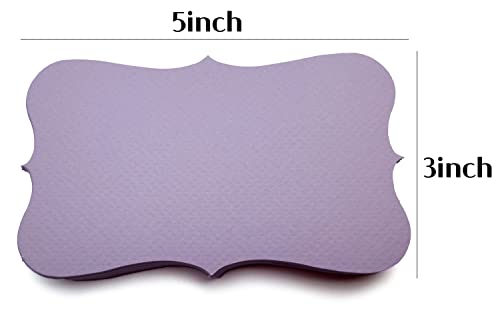 PPAPPAPPIYO 3x5 Purple index card/Set of 72 Blank index cards 180gsm (purple) - color: purple