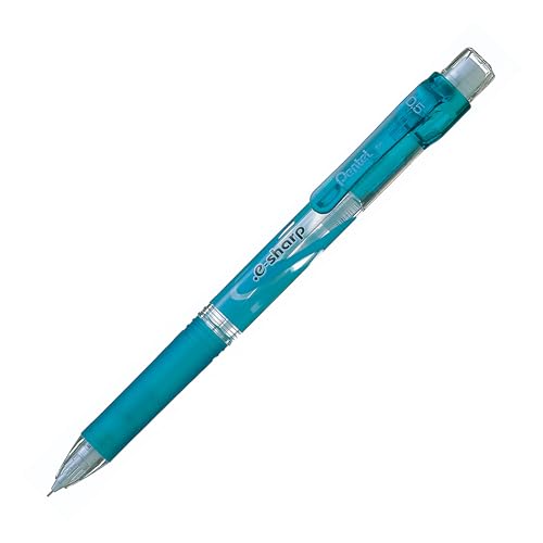 Pentel E-Sharp Mechanical Pencil, 0.50 mm, Sky Blue Barrel, 12- Count (AZ125S) - color: Blue, size: 12 Count (Pack of 1)