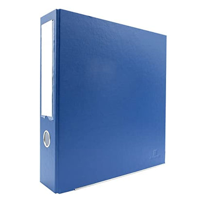 3-Ring Premium Binder - Navy, 3" Spine, by Bindertek | 525 Sheet Capacity, 2" D-Rings, Linen-Textured Covers, Steel Reinforced Edges, Spine Label Included - color: Navy, size: 3" Spine