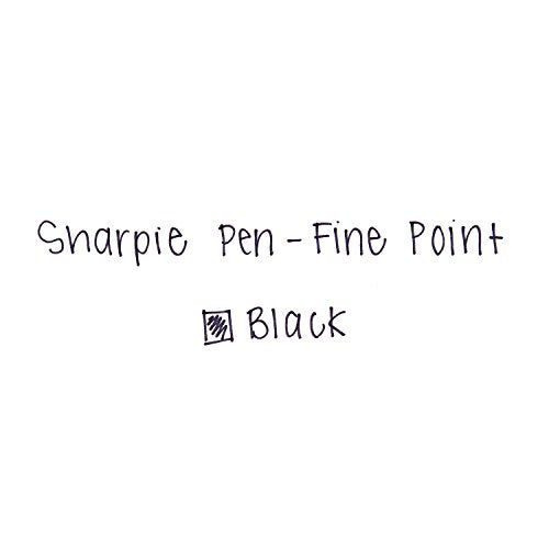 Sharpie Wraps Pen, Fine Point, 4-Pack, Black (1924213)