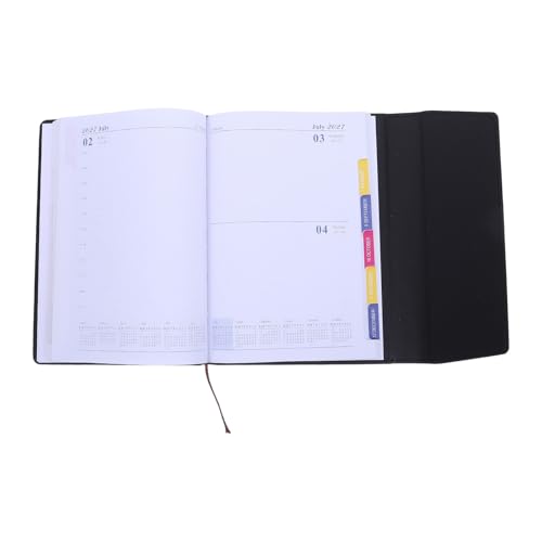Daily Planner Notebook Portable Pu Leather Organizer with Magnetic Closure 2027 Elegant and Practical Personal Planner for Business Trips and Travel for Professionals