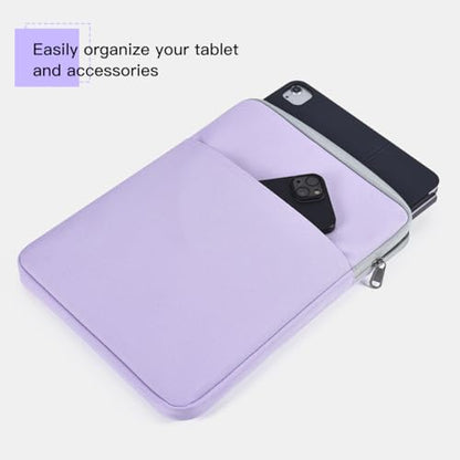 11 Inch iPad Pro Sleeve for iPad Pro M5 M4 & Air M4 M3 M2, iPad A16, Galaxy Tab A9+/ A9+ Plus, Air 5/4/3 Case Bag, Purple - color: Purple, size: 9-11 Inch