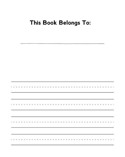 Primary Composition Notebook: Black Marble, Grades K-2 Kindergarten Writing Journal