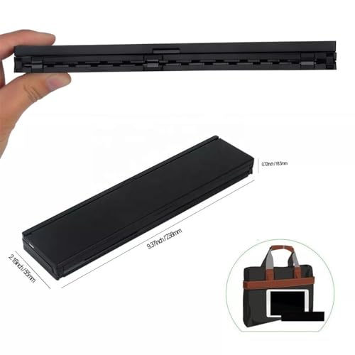 Mini Travel Wireless Keyboard Compatible with Samsung Galaxy A54/A42/A35/A23/A16/A15 5G UW Built-in Phone Holder/Stand-Ultra Slim Folding Rechargeable Full Size Keyboard!