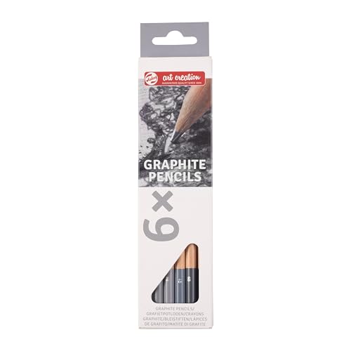 ROYAL TALENS Case of 6 Graphite Art Creation Round Body HB, B, 2B, 4B, 6B, 8B