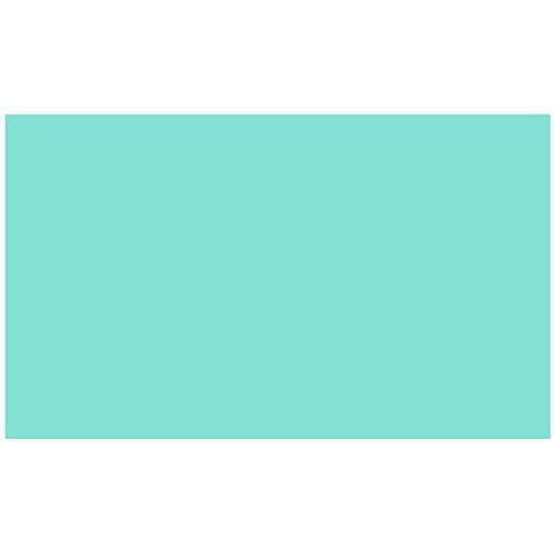 Colonial Cards: 150 Color Cardstock 3" x 5" Index Cards, Aqua, Unruled - color: aqua