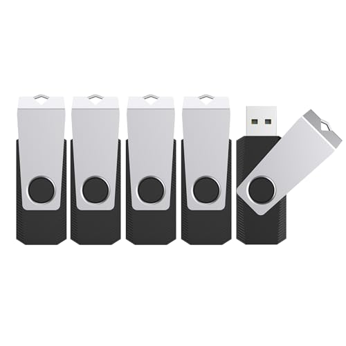 TOPESEL 16GB USB3.0 Flash Drive 5 Pack Bulk, Thumb Drive USB Stick for Data Storage Backup, Jump Drive Pen Drive Zip Drive Memory Stick with Indicator, USB Storage Flash Drive Swivel Design - color: 5 Pack, size: 16GB USB 3.0