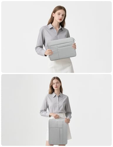 HYZUO 13 Inch Laptop Case Sleeve Bag for MacBook Air 13 M5 A3449 M4 M3 M2 M1 2026-2018, 13" MacBook Neo 2026 A3404, MacBook Pro 13 M2 M1 2026-2016, iPad Air/Pro 13, Surface Pro, XPS 13, Light Gray - color: Light Grey, size: 13 Inch