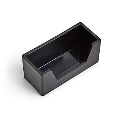 TRU RED Business Card Holder, Black – Desktop Organizer for Professional Card Display - size: 1 Pack, style: Card Holder