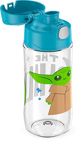 THERMOS FUNTAINER 16 Ounce Plastic Hydration Bottle with Spout, MANDALORIAN - color: Mandalorian