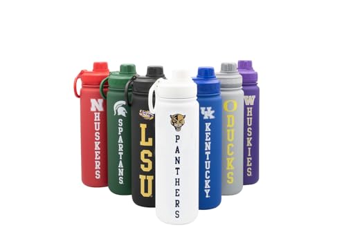 Florida International Water Bottle - Double Walled Stainless Steel 24 oz Keeps Drinks Cold or Hot - color: Florida International