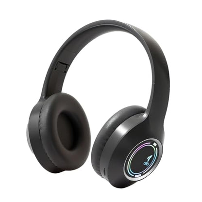 Bluetooth Headphones Over Ear,Wireless Headphones Low Latency, Hands-Free Calls, Noise Reduction Headphones Deep Bass, HiFi Stereo Foldable Headset for Sports Travel Cellphone Tablet Office