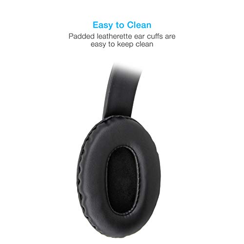Cyber Acoustics USB-A Stereo Headset (AC-4006-20) - Durable, Crisp, and Clear Communication in K-12 Classrooms or Home, Made with 60 Percent Recycled Plastic - 20 Pack - size: 20 Pack - USBA
