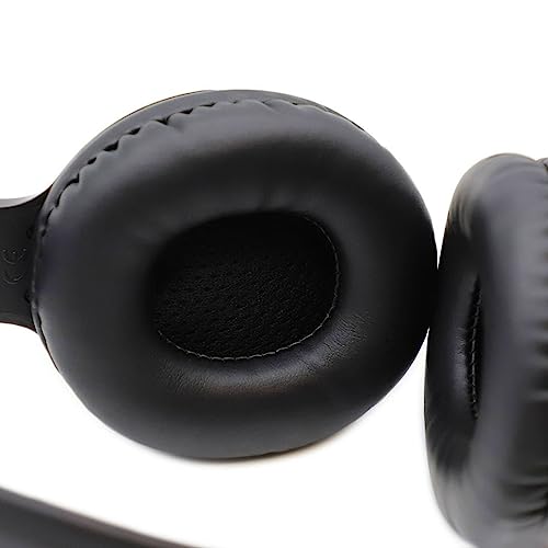 Avid AE‑55 USB Wired Headset with Noise‑Canceling Mic, Black/Silver, On‑Ear Design, 270° Rotating Boom, Chew‑Resistant Cord, Adjustable Fit for Classroom & Remote Learning (40‑Pack) - size: 40 Pack (USB)