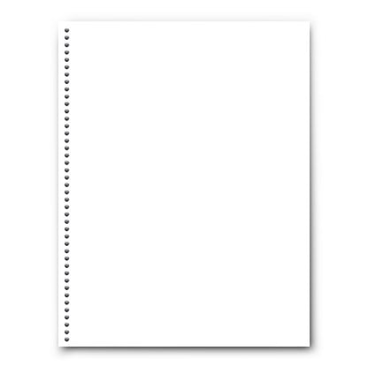 PrintWorks Professional Prepunched Paper, 8.5 x 11, 20 lb, 43-Round Hole Spiral Coil (4:1 Pitch) Binding Paper, 500 Sheets, White (04144) (Pack of 4) - size: 20 lb (Pack of 4), style: Spiral, 43-Hole