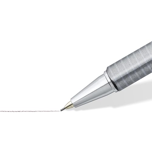 STAEDTLER triplus Micro 0.5mm Mechanical Pencils 3-pack: Retractable & Refillable #2 Mechanical Pencils with Twist Erasers, Ergonomic Triangular Grip for Writing, Drawing, Engineering & Drafting