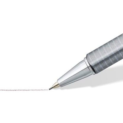 STAEDTLER triplus Micro 0.5mm Mechanical Pencils 3-pack: Retractable & Refillable #2 Mechanical Pencils with Twist Erasers, Ergonomic Triangular Grip for Writing, Drawing, Engineering & Drafting