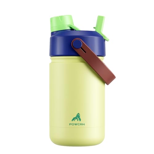 12 oz Kids Insulated Water Bottle for School: 2-in-1 Straw Spout Lid, Leakproof, BPA-Free, Keep Cold 24H, Reusable Stainless Steel Cup for Trip, Camping, Birthday Gift for Boys Girls (Infinity Beam) - color: Infinity Beam, size: 12 Ounces