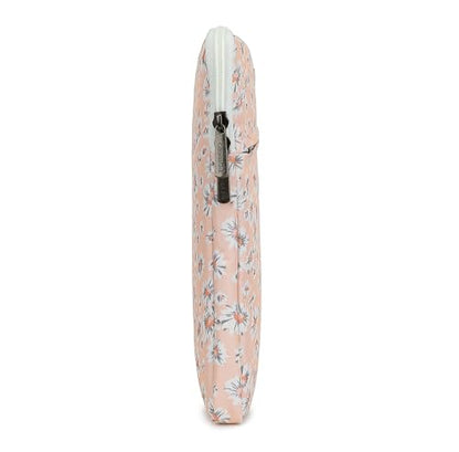 Pink Chrysanthemum Laptop Sleeve Case Bag with Pocket for MacBook Pro 14 inch and 14 inch-14.4 inch HP, Lenovo, Dell, ASUS, Acer Notebook Computer - color: Pink Chrysanthemum, size: 14 inch