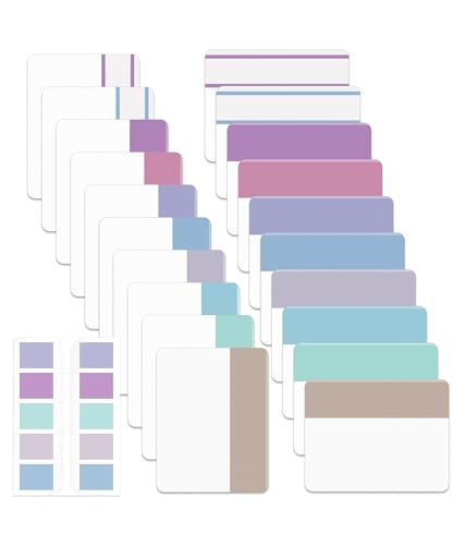 Mr. Pen- Sticky Index Tabs, 500 Pcs, 21 Sets, Morandi | Writable Colored Pages Markers Labels for Reading Notes, Books, Binders, Notebook, Folders and Classify Files - color: Morandi