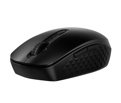 HP 420 Programmable Bluetooth Mouse - Bluetooth with Swift Pair to 3 Multi-Devices, 2-Year Battery, 4K DPI, Quiet clicks, Compatible with Windows/Mac/Chromebook, Laptop, Notebook Black (7M1D3AA) - color: Black, style: BT Program. Mouse
