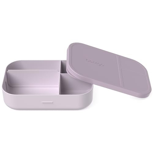 Bentgo® Modern Tray with Matte Lid - Reusable, BPA-Free, Meal Prep Containers for Adults with Removable Divider - 3 or 4 Compartments for Healthy Portioned Meals At Home & On the Go (Orchid) - color: Orchid