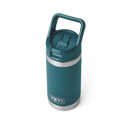 YETI Rambler Jr. 12 oz Kids Bottle, with Straw Cap - color: Agave Teal