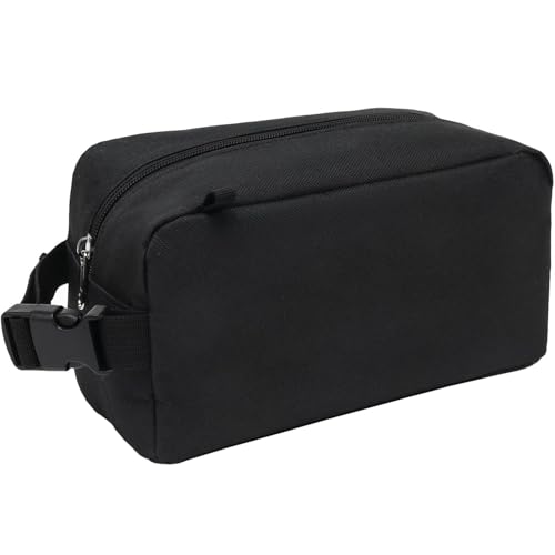 FlowFly Small Insulated Lunch box Portable Soft Bag Mini Cooler Thermal Meal Tote Kit with Buckle for Work, BlackWithBuckle - color: BlackWithBuckle