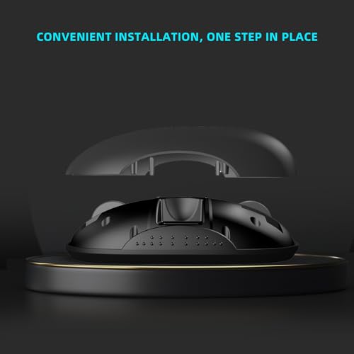 ONE-UP Wireless Mouse, 2.4G, Bluetooth5.0/3.0, Sound and Quiet Click, USB Nano Receiver, for Laptop, Chromebook, PC, Mac, Windows (Gray)