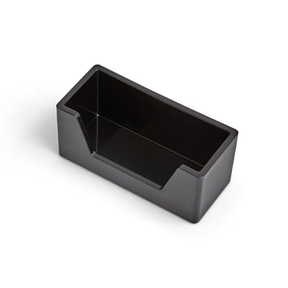 TRU RED Business Card Holder, Black – Desktop Organizer for Professional Card Display - size: 1 Pack, style: Card Holder