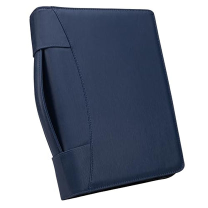 Case-it Zipper Padfolio | Letter Size | PAD-62 Navy | Supreme, Letter Size Writing Pad, Tablet Case, School & Office - color: Pad-62-navy Blue, size: 1 Pack