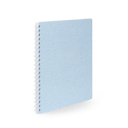 Poppin Spiral Notebook, 1 Subject College Ruled Notebook, 80 Sheets, Easy Tear Pages, Elements Collection (Sky Blue Elements, 1-Subject) - color: Sky Elements, size: 1 Subject