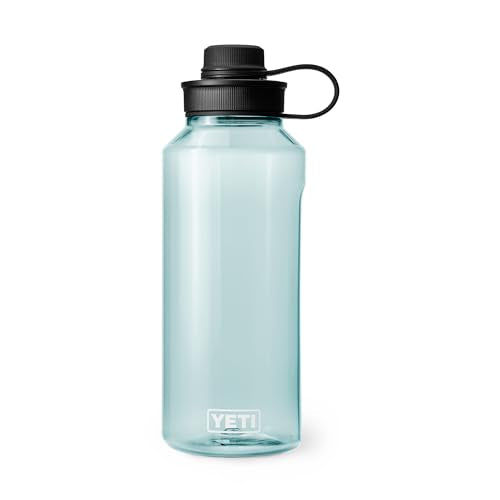 YETI Yonder Water Bottle with Yonder Tether Cap, Lightweight, Leakproof and BPA-Free - color: Seafoam, size: 50 Ounces