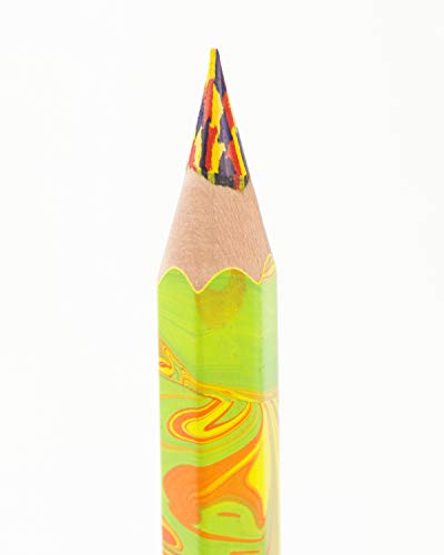 Koh-I-Noor Magic FX Pencils, 5-Pack - Original, Tropical, Neon, America and Fire (FA3405.5BC) - size: 5 Count (Pack of 1)