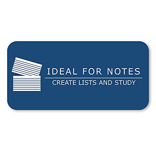 Roaring Spring Recycled Index Cards 3"x5", 100 Count, Smooth 100# White Recycled Index Paper, Ruled on Front, Blank on Back (Pack of 1)
