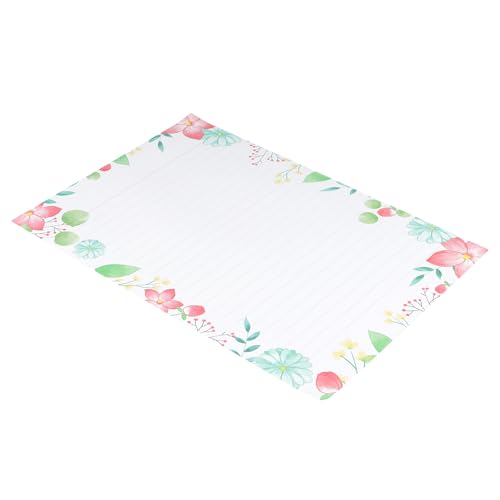 MOUYAT 500 Sheets A4 Stationery Writing Paper, 8.5" x 11" Letter Size Unpunched Ruled Filler Paper, Loose-Leaf Line for Office