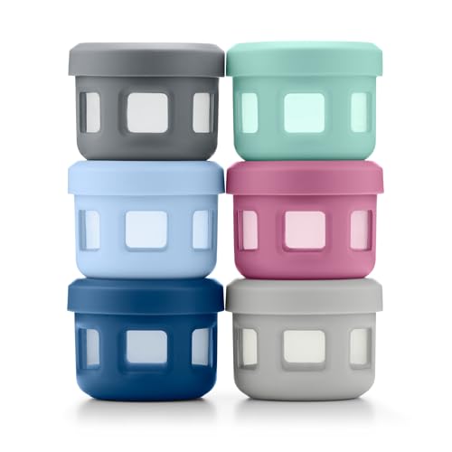Ello Reusable Condiment Containers with Screw-on Leak Proof Lid | Perfect for Salad Dressing Sauce Dips Lunchbox Picnic Travel Bento Box | BPA-Free | Dishwasher Safe - color: Sugar Rush