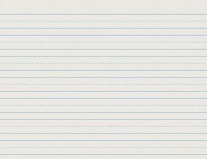 School Smart Skip-A-Line Ruled Writing Paper, 3/4 Inch Ruled Long Way, 11 x 8-1/2 Inches, 500 Sheets - size: 11" x 8.5" - 3/4" Ruled