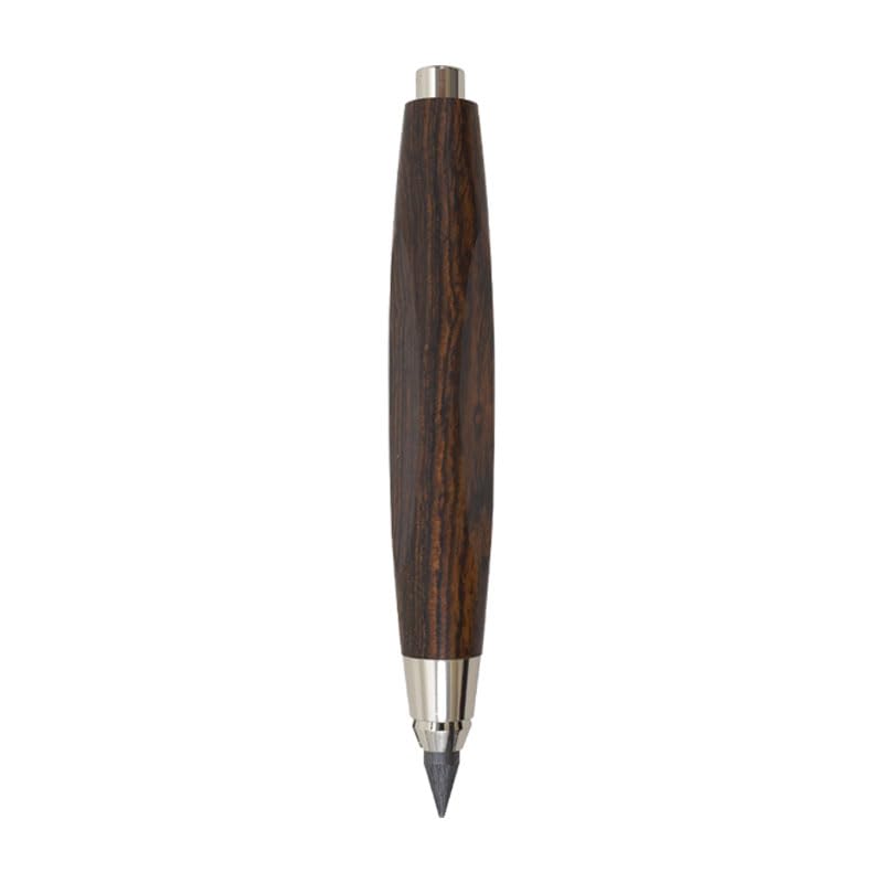 Rosewood Clutch Pencil 5.6mm Lead Holder Gift Set with Sharpener and Box of Leads, Chubby Octagonal Barrel Wooden Sketching & Drawing Pencil for Artists (Rosewood Triangular Barrel) - style: Rosewood Triangular Barrel