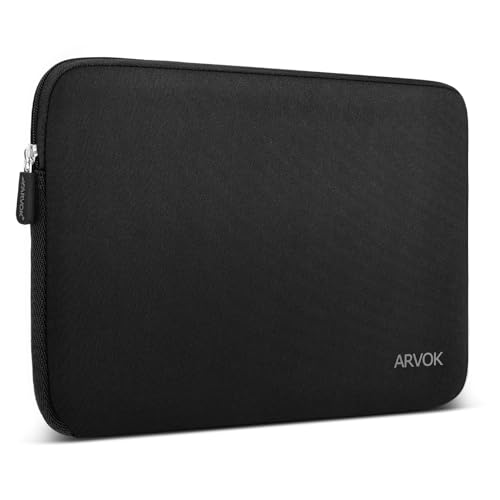 ARVOK 15 15.6 16 inch Laptop Sleeve Case, Water-Resistant Notebook Computer Pocket Tablet Briefcase Carrying Bag Pouch Skin Cover for HP/Dell/Lenovo/Asus/Acer, Black - color: Black, size: 15.6 inch