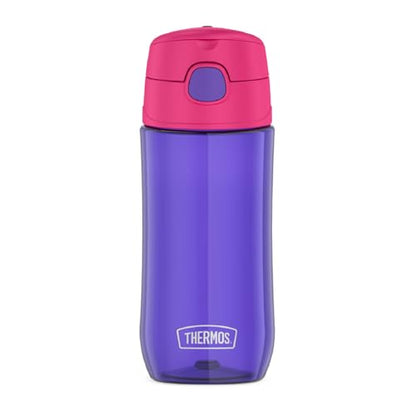 THERMOS FUNTAINER 16 Ounce Plastic Hydration Bottle with Spout, Purple - color: Purple
