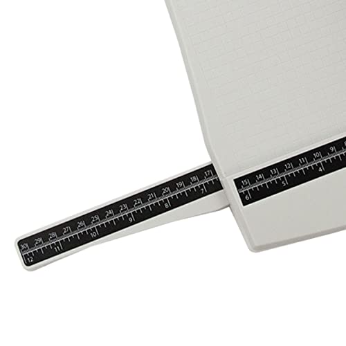 Tonic Studios Paper Cutter Tool - Rotary Trimmer for Scrapbooking, Cardstock, Vinyl, Photos - 12.5 Inch Cutting Length with Extendable Ruler and Grid Lines, White