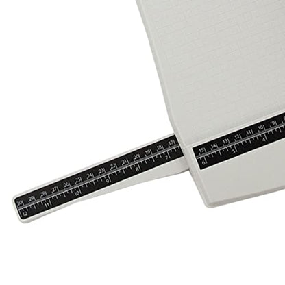 Tonic Studios Paper Cutter Tool - Rotary Trimmer for Scrapbooking, Cardstock, Vinyl, Photos - 12.5 Inch Cutting Length with Extendable Ruler and Grid Lines, White