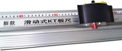 Manual Sliding KT Board Paper Trimmer Cutting Ruler, Photo Paper Cutter, PVC PET Cutter With Ruler (39"=1000mm) - size: 39 inches