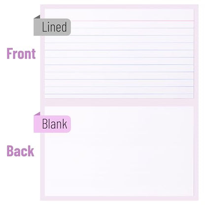 Mr. Pen- Lined Index Cards, 3x5, 100 Cards, Flash Cards, Note Cards | Index Card - size: 100 Cards