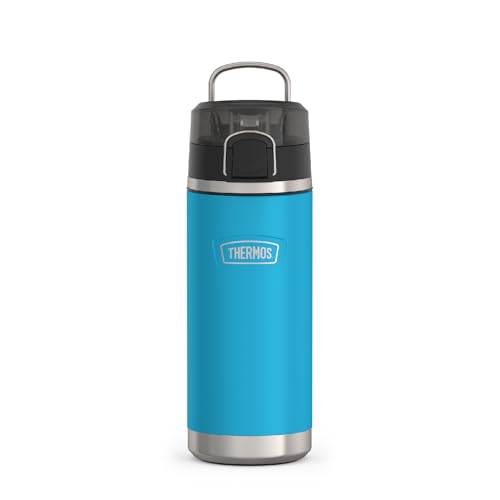 THERMOS ICON 18 oz Leak‑Proof Insulated Water Bottle with Spout, Keeps Drinks Cold 16 Hours, Carry Handle, Dishwasher Safe, Great for Travel, Work, School and Sports, Dark Teal - color: Dark Teal, size: 18 Ounces